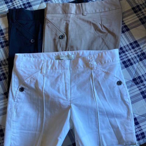 3 stk shorts fra Zara, str S