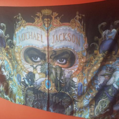 Michael Jackson: Dangerous poster flagg