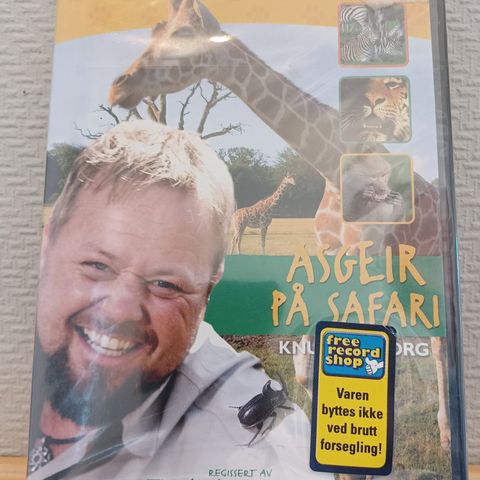 Asgeir på safari - Familie / Barn  (DVD) –  3 filmer for 2