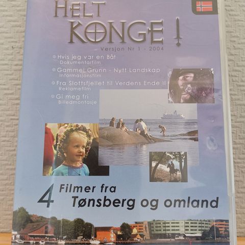 Helt konge! 3 filmer fra Tønsberg og omland (DVD) –  3 filmer for 2