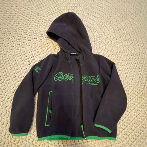 Bergans fleece jakke Str 98