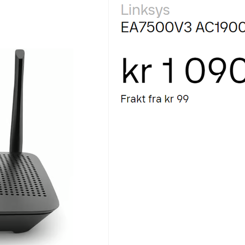 Router Linksys  EA7500V3