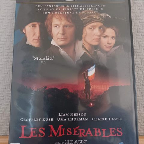 Les Misérables (1998) - Krim / Drama / Historie (DVD) –  3 filmer for 2