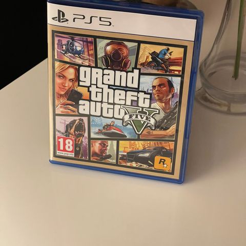 Spill-CD for PS-5.  \\ GTA-v \\ Helt ny! ✅