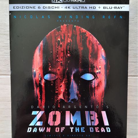 Zombie - Dawn of the Dead - fantastisk 4K UHD + 5 blu ray sett / skrekkfilm