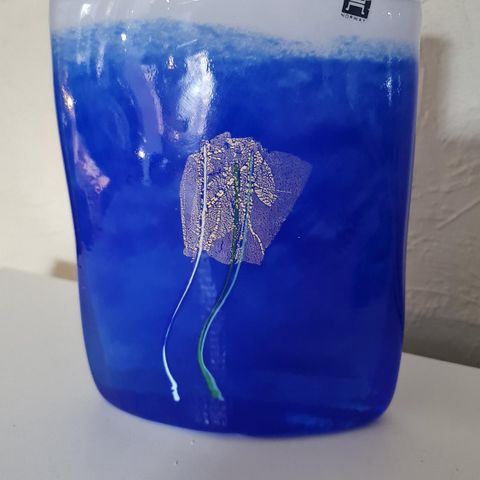 Hadeland aqua vase