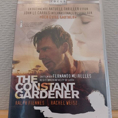 The Constant Gardener - Drama / Mystikk / Thriller (DVD) –  3 filmer for 2