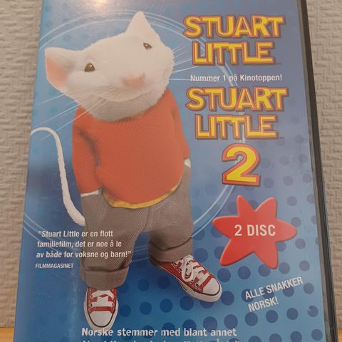 Double DVD - Stuart Little 1 & 2 - Animasjon / Komedie (DVD) –  3 filmer for 2