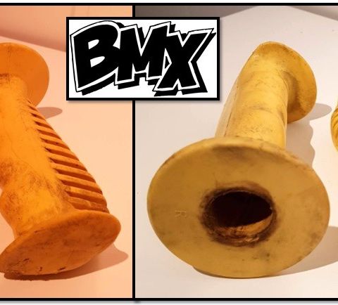 BMX håndtak gule Vintage 1970 / 1980 tallet
