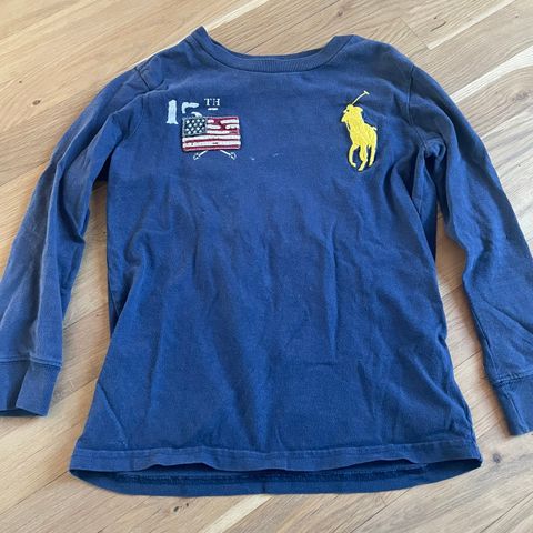 Polo Ralph Lauren blå genser 6 år