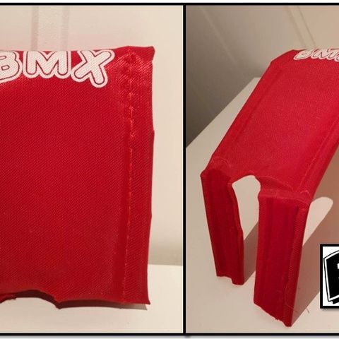 Orginal BMX styrebeskyttelse / pute Vintage 1970 / 1980 tallet - rød
