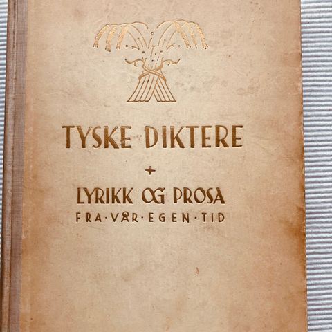 BokFrank: Finn Halvorsen; Tyske diktere (1941)