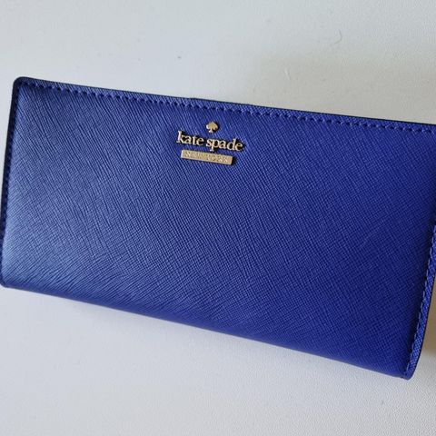 Kate Spade royal blå lommebok ubrukt