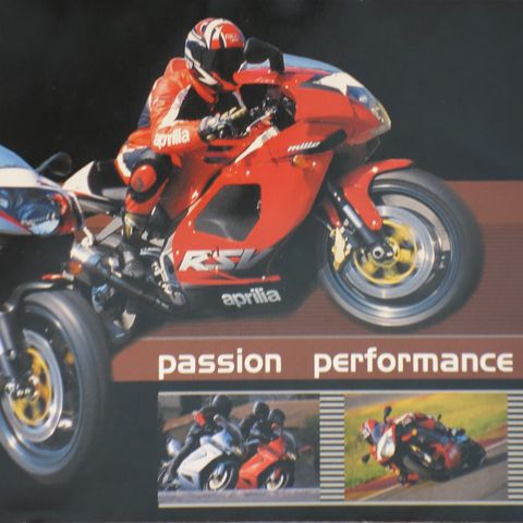 Aprilia  motorsykler 2002 norsk brosjyre