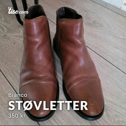 Støvletter Bianco str 38