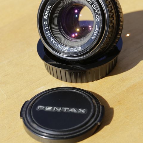 Pentax M 50mm f2 (modified)