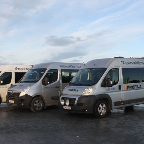 Lei en minibuss - kjør selv (Trondheim)