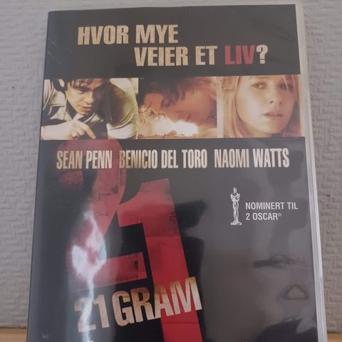 21 Gram - Drama / Krim / Thriller (DVD) –  3 filmer for 2