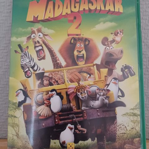 Madagaskar 2 - Familie / Animasjon / Komedie / Eventyr (DVD) –  3 filmer for 2