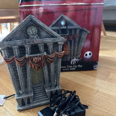 Department 56 Town City Hall Nightmare Before Christmas Halloween 4058118 Boxed1