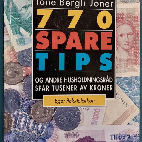 770 sparetips, av Tone Bergli Joner.