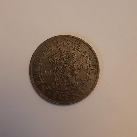 1 Cent 1914 Nederlandske Øst-India