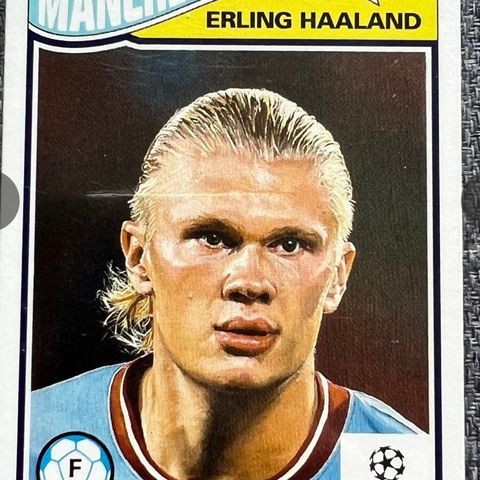 Erling Haaland Topps fotballkort