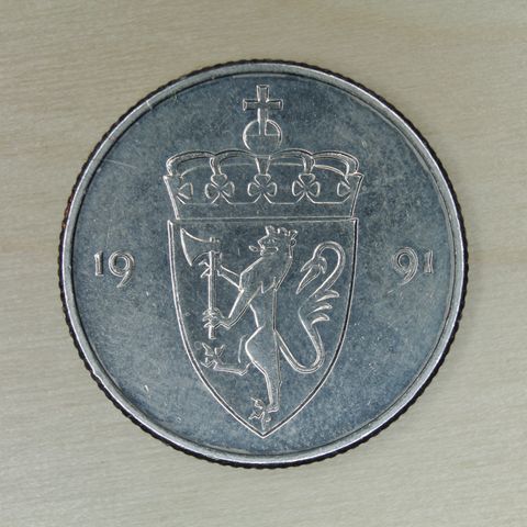50 øre 1991 Norge    (957)