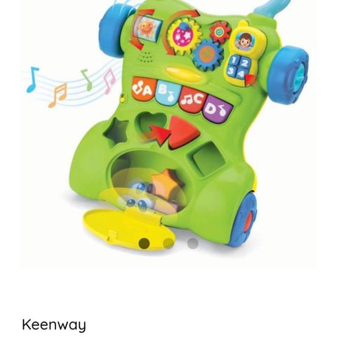 Keenway - Lær-å-gå vogn med lys og lyd