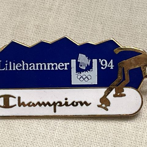 Champion sponsor Lillehammer OL 1994 pin