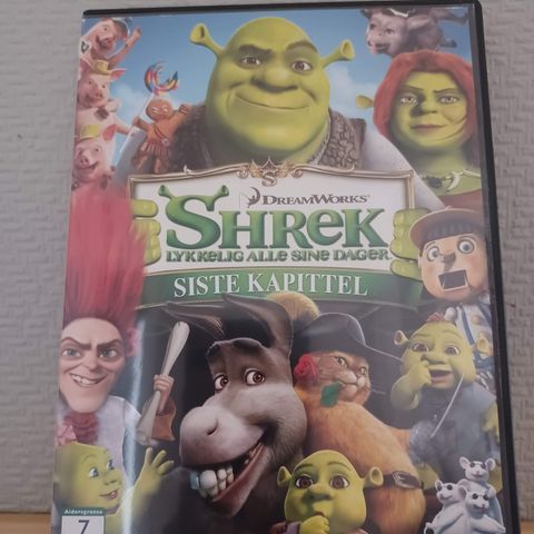 Shrek - Lykkelig alle sine dager - Komedie /Animasjon (DVD) –  3 filmer for 2