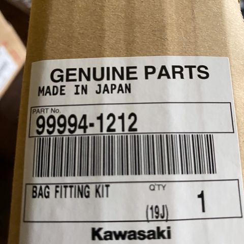 Nytt Kawasaki Bag Fitting Kit