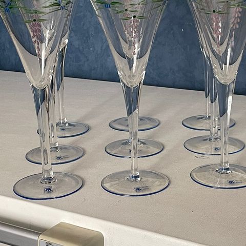 9 stk Champagne glass i serien Taffel fra Magnor selges