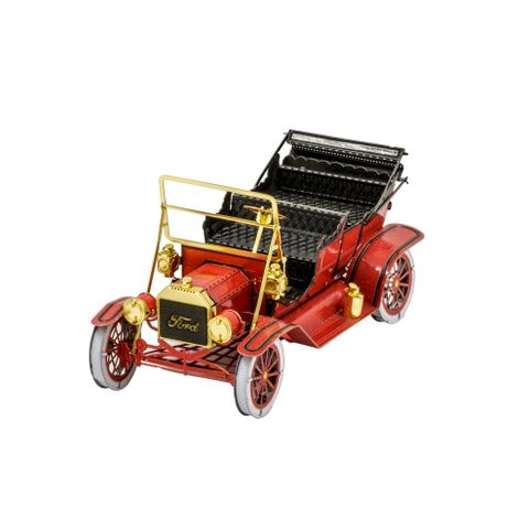 Metal 3D model of the 1908 Ford Model T (Red), Metal Earth