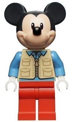 100% Ny Lego Disney Mickey minifigur