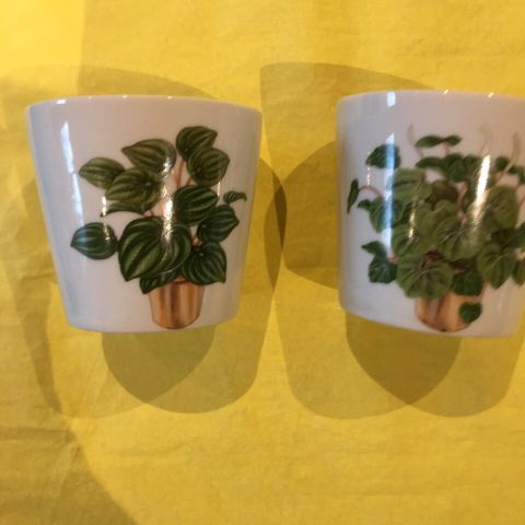 Retro/vintage potteskjulere/potte skjulere/blomster potter/blomsterpotter