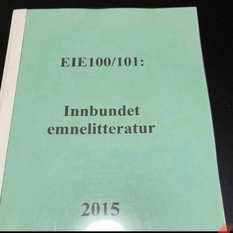 Eie101 kompendium (NMBU)