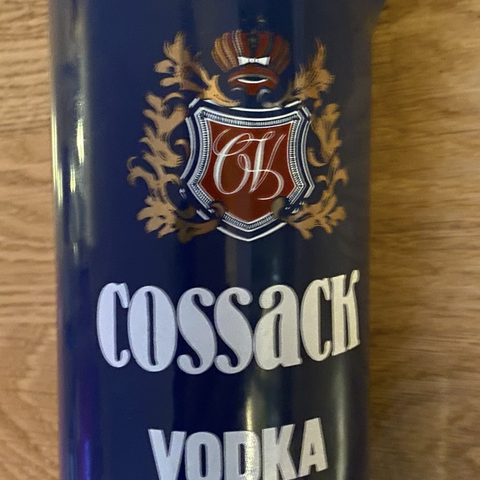 Blå Cossack vodka bar mugge