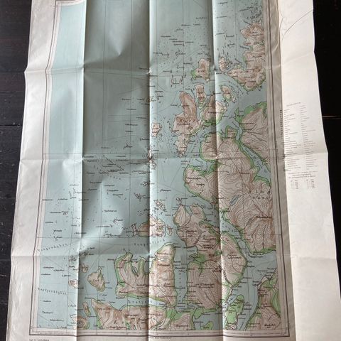 Kart over Finkirken - Tromsø Amt (1952)
