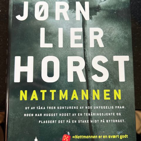 4 Jørn Lier Horst romaner / pent leste, alle innbundet m/smussbind