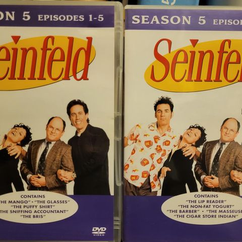 Seinfeld episode 1-5 og 6-10 i sesong 5
