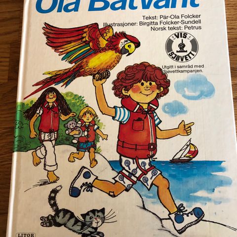 Retro barnebok - Ola Båtvant - 1980