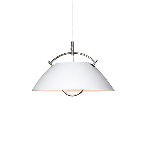 The Pendant Hans Wegner hvit lampe