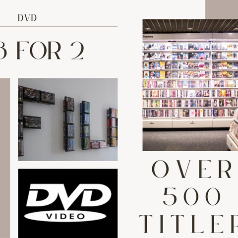 DVD Samling med over 1000 titler –  3 filmer for 2 (A til L)