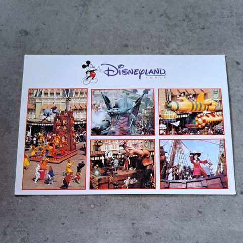 5 Vintage Disney postkort