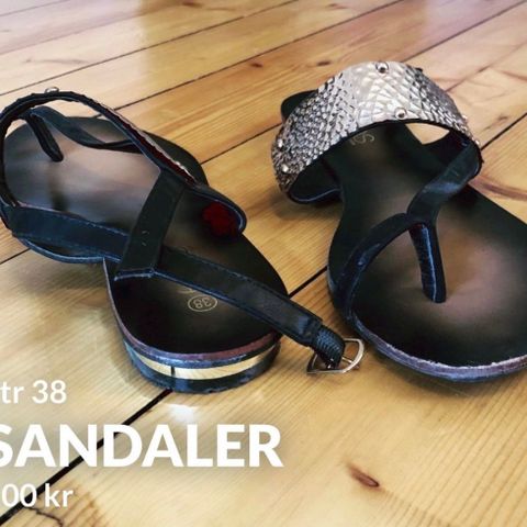 Sandaler str 38