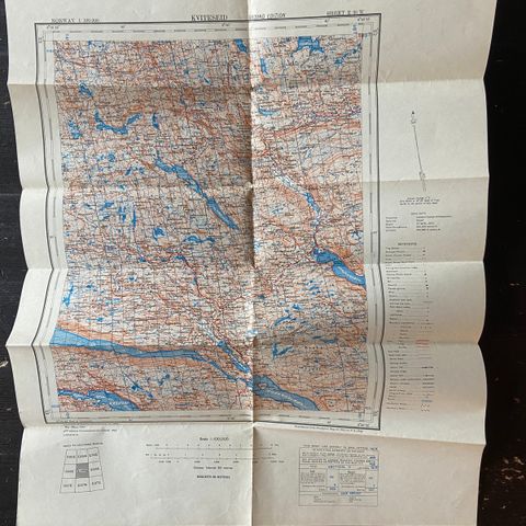 Kart over Kvitseid (1942)