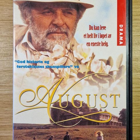 August (1995) VHS Film