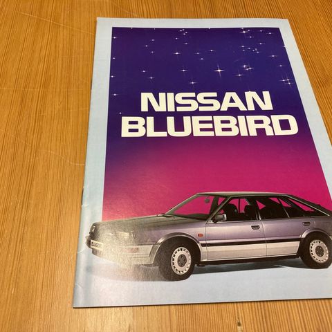 BILBROSJYRE - NISSAN BLUEBIRD - 1987