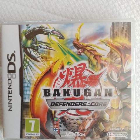 Ny/uåpnet Nintendo DS Bakugan Defenders of the core